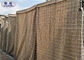 Barreiras enchidas areia alinhadas geotêxtil, barreiras do controlo de cheias de emergência