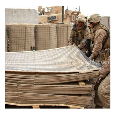 5mm Welded Galvanized Galfan Wire Hesco Bastion Defensive Barriers Blast Wall Hesco Barrier Price