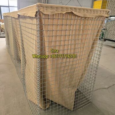 Rapidly Deployable Military Protection Defensive Bastion Barriers Welded Gabion Box