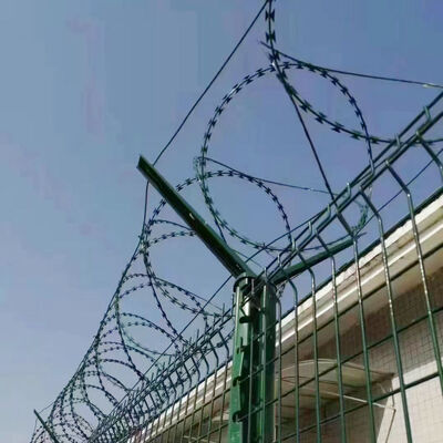 Razor Wire, Razor Wire for Wire Fencing, Galvanized Steel & Stainless Steel Wire Razor Ribbon Barbed Wire Concertina Wire