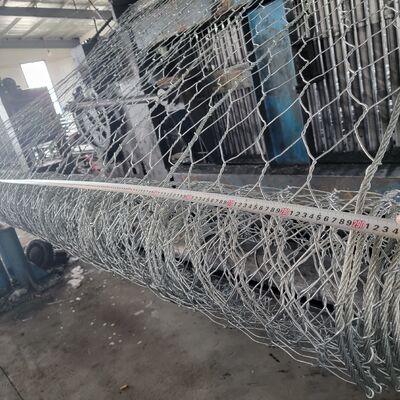 8*10cm Mesh Hole 2.7mm Wire Diameter Galvanized  Steel Wire Gabion Basket Gabion Box for River Bank Protection