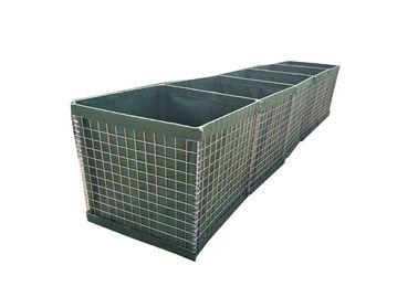 10 mil Militar Hesco Barreira altura 1m largura 1m revestido com geotextil