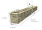 Sistema de barreiras defensivo militar galvanizado pesado de mil. 9 Hesco
