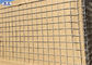 Barreiras militares galvanizadas HDP de Hesco da parede da areia de mil. 7 com o geotêxtil UV de uma proteção de 300 G/M