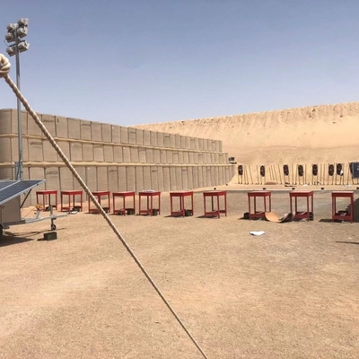 Parede galvanizada do bastião da rede de arame 4mm Hesco para o defensivo