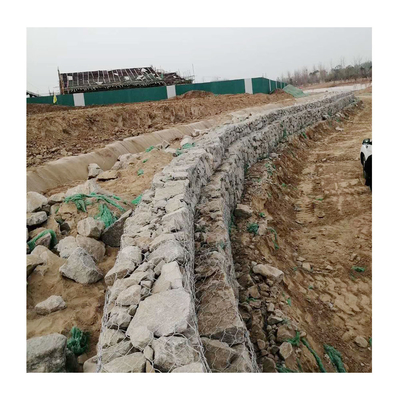 Luta contra a erosão litoral de Gabion Mesh Basket Beach Retaining Wall da defesa da parede de mar