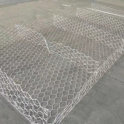 O Pvc galvanizado da caixa de 2x1x1 Gabion revestiu 80×100mm Mesh Hole revestimento de zinco de 275 G/M