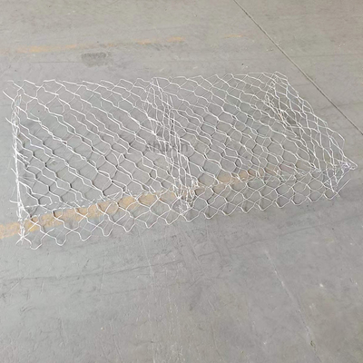 Galfan revestiu a parede de retenção 8x10cm da cesta de Gabion Mesh Hole Stone Cage