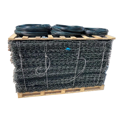 o mergulho quente da caixa de 2x1x0.5m Gabion galvanizou a rocha 2.2mm/6x8cm
