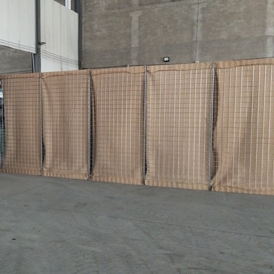 parede militar da areia de 3.7mm Gabion Hesco mil. 7 para a erosão litoral