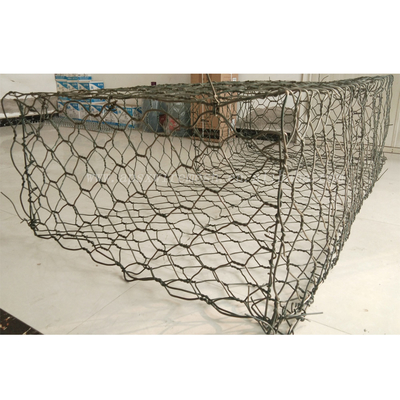 O Pvc resistente do ISO revestiu o fio Mesh Baskets da caixa 10x12cm Gabion de Gabion