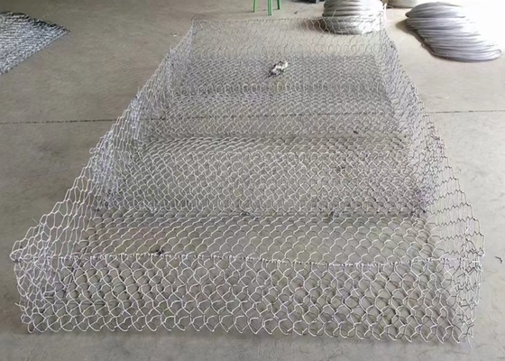 Cesto de gavião hexagonal galvanizado de arame de 80x100 mm de 3 mm