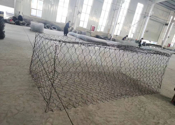 2x1x1 buraco de tamanho 60*80 Gabion Basket uso no mercado da Tanzânia