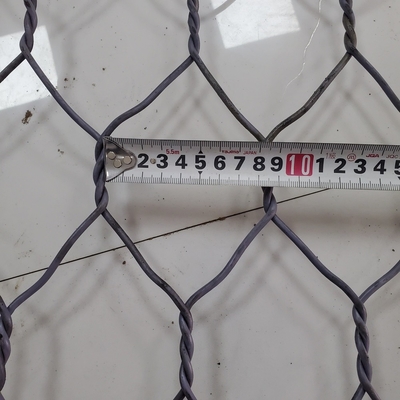 A pedra enchida cesta do PVC  Gabion dos contatores 3.05mm da construção galvanizou