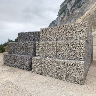 Torção dobro fio sextavado galvanizado Mesh Corrosion Protection de Gabion da caixa de Gabion