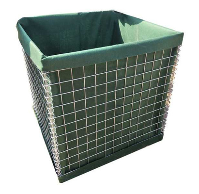 Galvanizado soldou do saco militar da areia de Gabion da barreira do fio de 5.00mm a resistência UV
