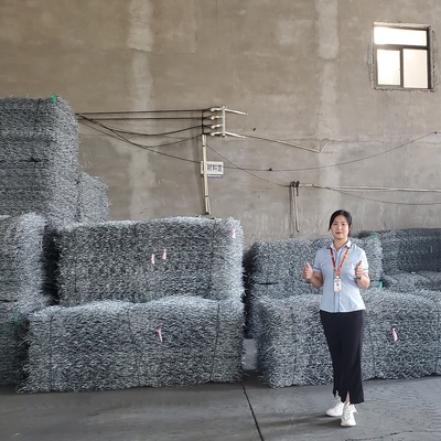Anti parede de retenção galvanizada 6m do colchão da cesta de Gabion da oxidação
