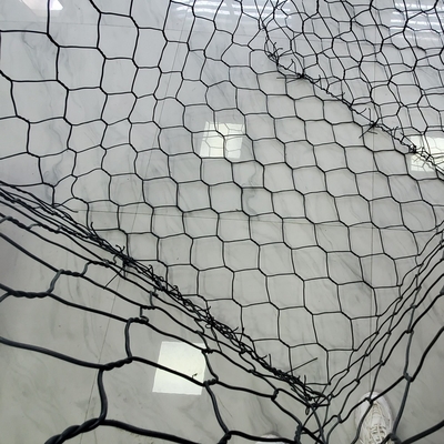 Caixa sextavada do PVC 2.7mm Gabion Mesh For Stone Filled Gabion