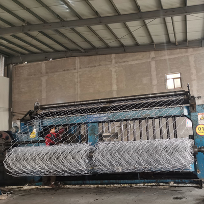 Galvanizado 1mx1mx3m Caixa de gabião parede de retenção revestida de PVC