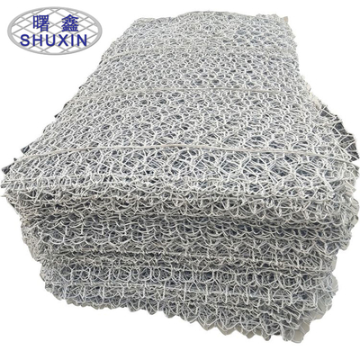 Tecido Hexagonal Gabion Wall Cages Resistência à ferrugem Galvanizado / PVC revestido 2,7 mm