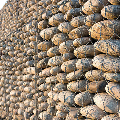 Cercas de Gabião Melhor Preço Caixas de Gabião Hexagonais Anti-ferrugem Caixas de Gabião Soldadas Galvanizadas