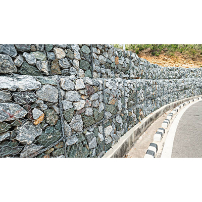 100mmx120mm Rede de Ferro 3d Gabion caixa de pedra para jardim galvanizado galvanizado galvanizado