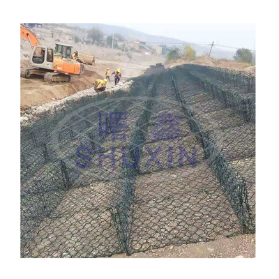 Tecido Gabion Paredes de retenção 4*1*1m Tecido Gabion Basket Stone Cage Jardim vedação preço