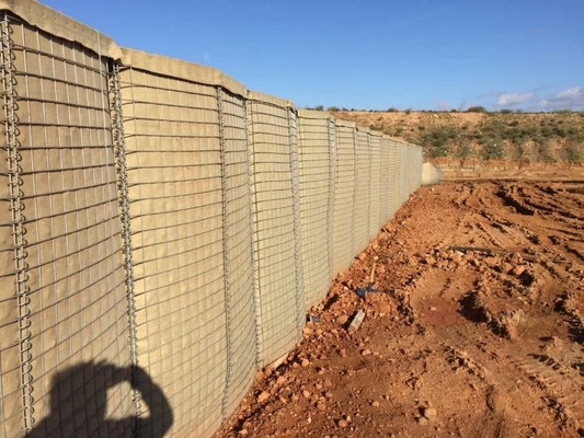 Força pesada 4 mm Barreira defensiva Defensiva Bunker Edge Proteção Fen Para o Quênia