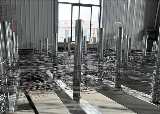 Tanques de obstáculos de baixa visibilidade Rede de barreira de tanques de arame galvanizado