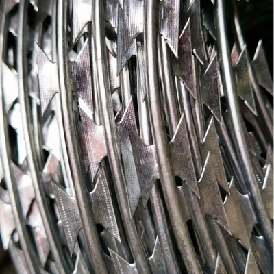 BTO-22 Concertina Wire Elétrico Galvanizado Nigéria Razor Barbed Wire Razor Wire Preço Por Rolo