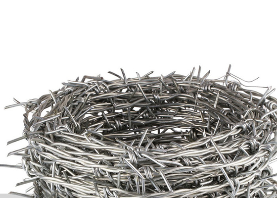 1.8mm Duplo Filamento Torção Tradicional Galvanizado Aço Barbed Wire bobinas de mergulho quente