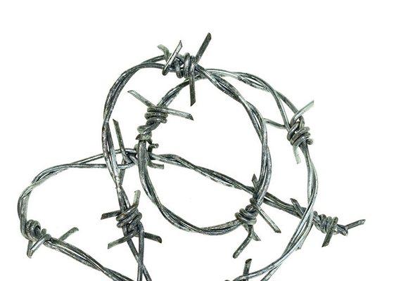 14 gauge Double Twisted Hot Dip Galvanized Steel Barbed Wire (Fio de aço galvanizado)