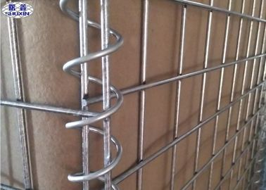 Serviço dobrável do OEM da cor da areia da barreira 300gsm da segurança da caixa de Gabion do metal