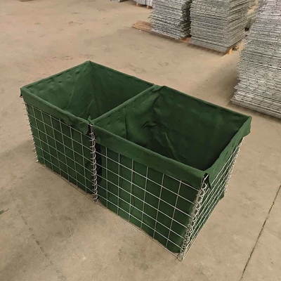 Barreiras Defensivas Preenchidas com Terra Galvanizadas a Quente de 5mm Produção Personalizada