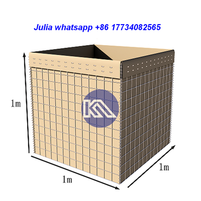 Barreira defensiva de arame de aço galvanizado com geotextil resistente a UV