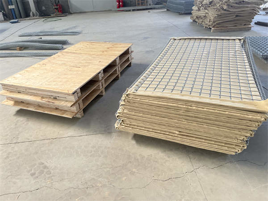 Muralha de barreira de defesa de aço galvanizado de 4 mm