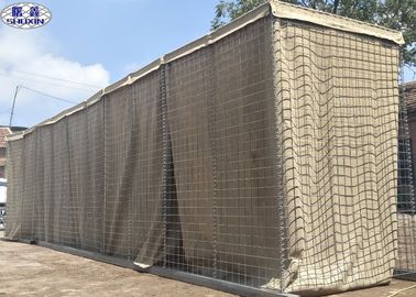 A caixa militar feita sob encomenda de Gabion/galvanizou a parede militar da areia