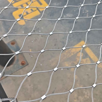 Rede anti-drone de malha de arame de metal Kn, aço inoxidável 304 de metal esticável de alta ductilidade