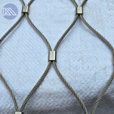Proteção Anti Drone Netting Ferrule Steel Ferrule Rope Mesh
