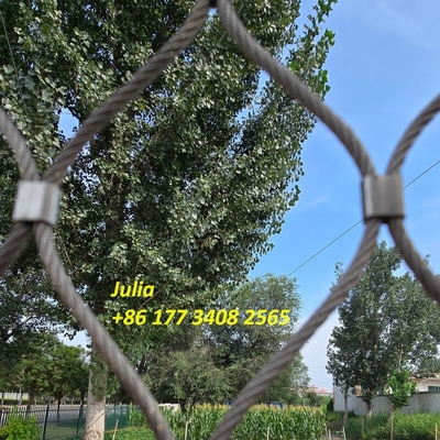 Redes de segurança Cabo de aço Malha de virola Rede anti-drone 3m X 3m