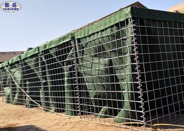 Serviço personalizado galvanizado da parede da areia característica dobrável militar