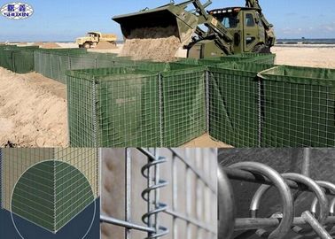 Tamanho personalizado galvanizado de Gbaion da malha das barreiras do bastião caixa defensiva