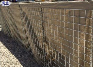 Anti de alta elasticidade enchido areia soldado das barreiras da caixa de Gabion - capacidade do impacto