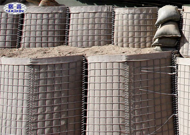 Proteção forte galvanizada mergulhada quente do fio do ferro das barreiras da inundação da proteção do exército