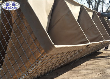 Parede soldada galvanizada do bastião de Gabion, barreira defensiva de Gabion do exército da proteção