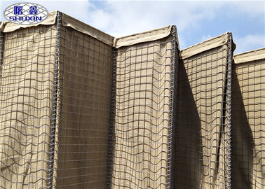 barreira do saco de areia da segurança de 4.0mm para a tecnologia militar da soldadura da fortificação