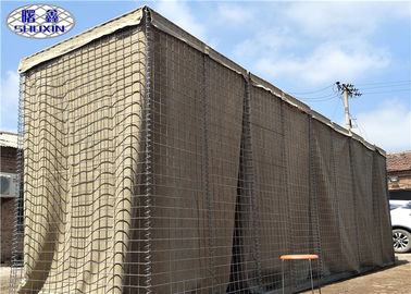 Certificação mergulhada quente soldada aço galvanizada da característica SASO da barreira da areia