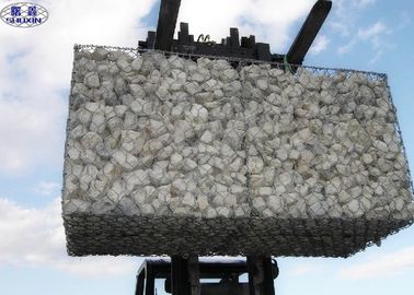 As gaiolas tecidas da parede de Gabion do metal/galvanizaram o serviço de pedra de aço do OEM da gaiola