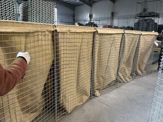 Fornecimento ProfissionalFolding Barreira Defensiva Galvanizado Parede de Segurança Inundação Barreira Defensiva Explosão Parede de retenção