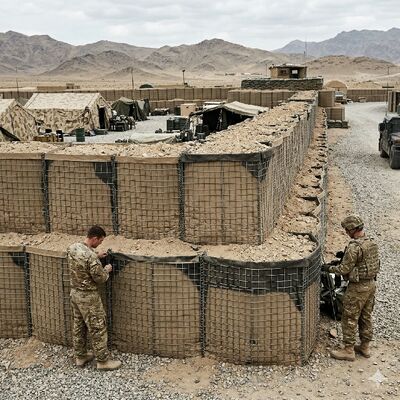 Barreira defensiva parede inflável à prova de explosões dos bunkers do ar do Paintball da parede de areia de 2.21m x de 1.52m x de 30.5m